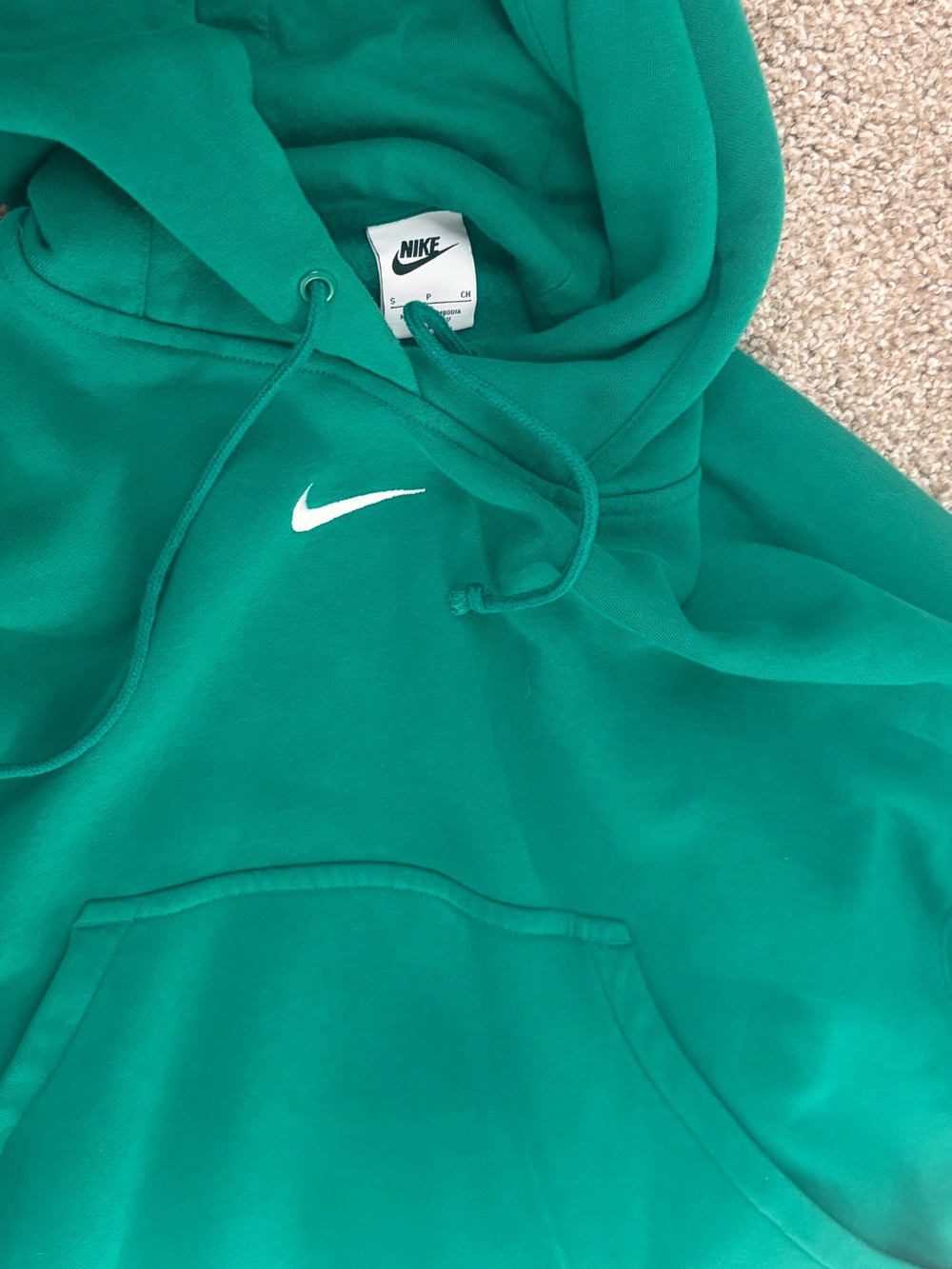 Nike Women's Teal Green  Hoodie - Picture 4 of 4